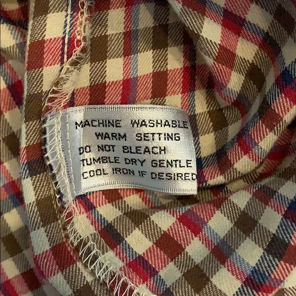 Vintage Oshman's Plaid Button Down Shirt Size L - Picture 3 of 5
